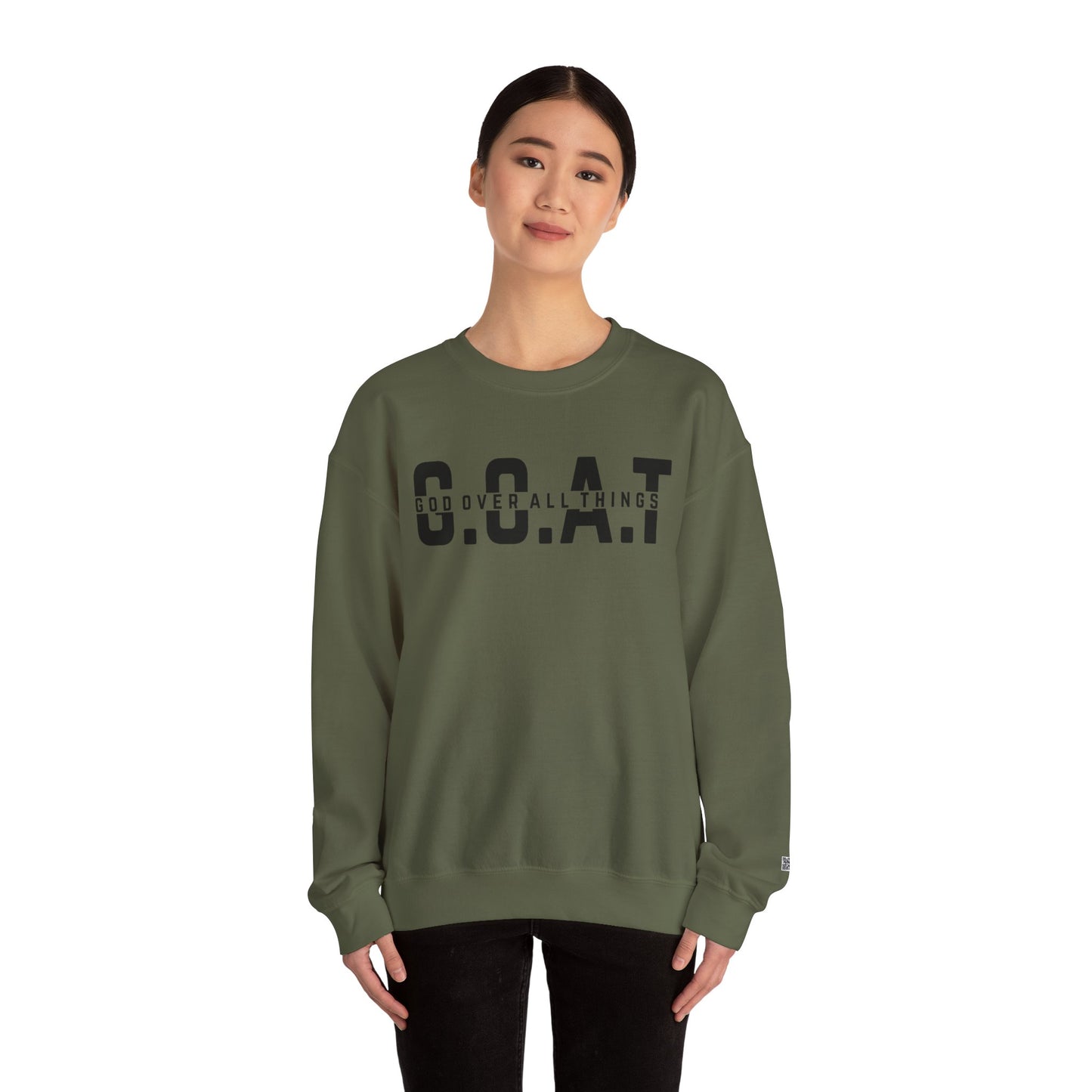 God Over All Things – Unisex Heavy Blend™ Crewneck Sweatshirt