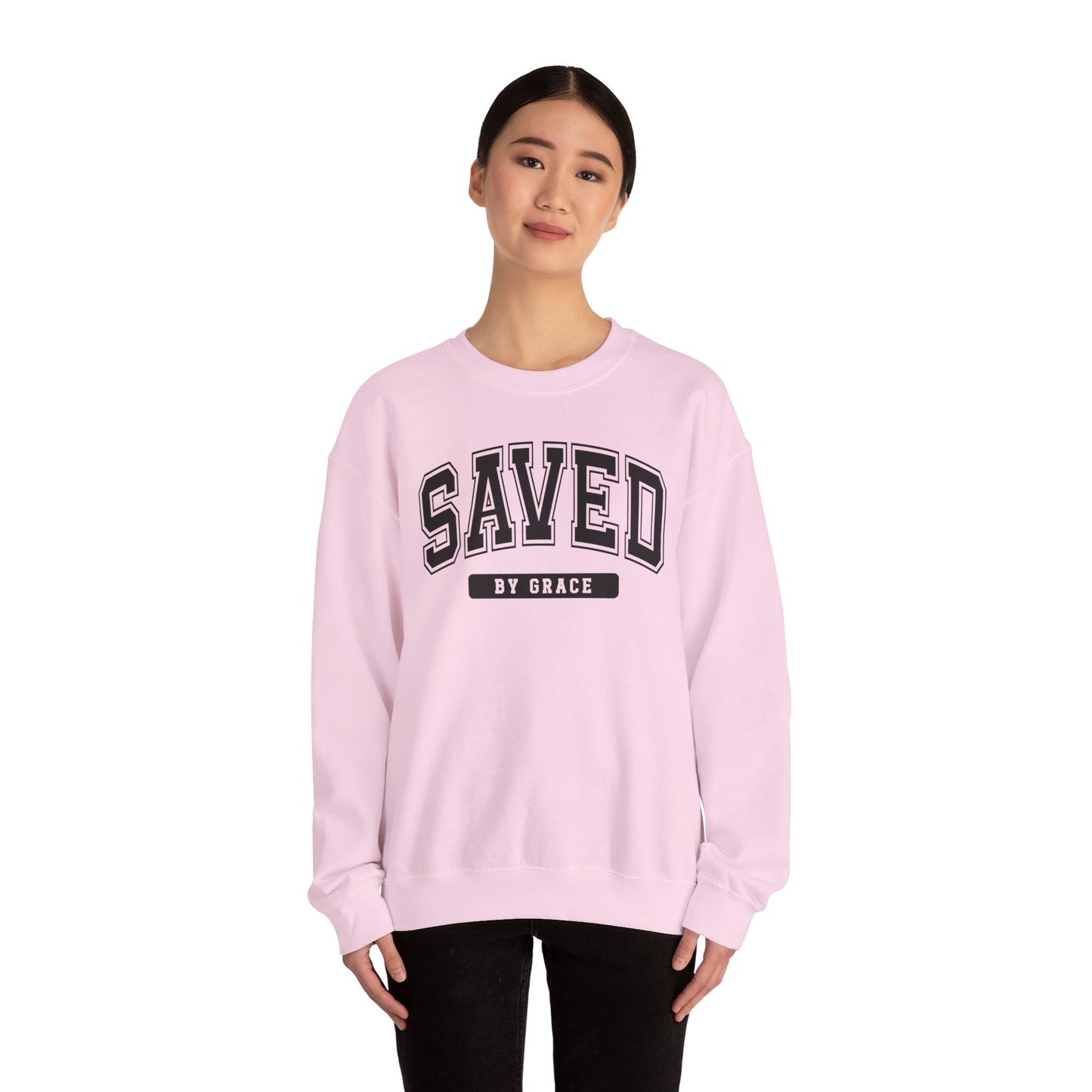 Saved by Grace Crewneck Sweatshirt