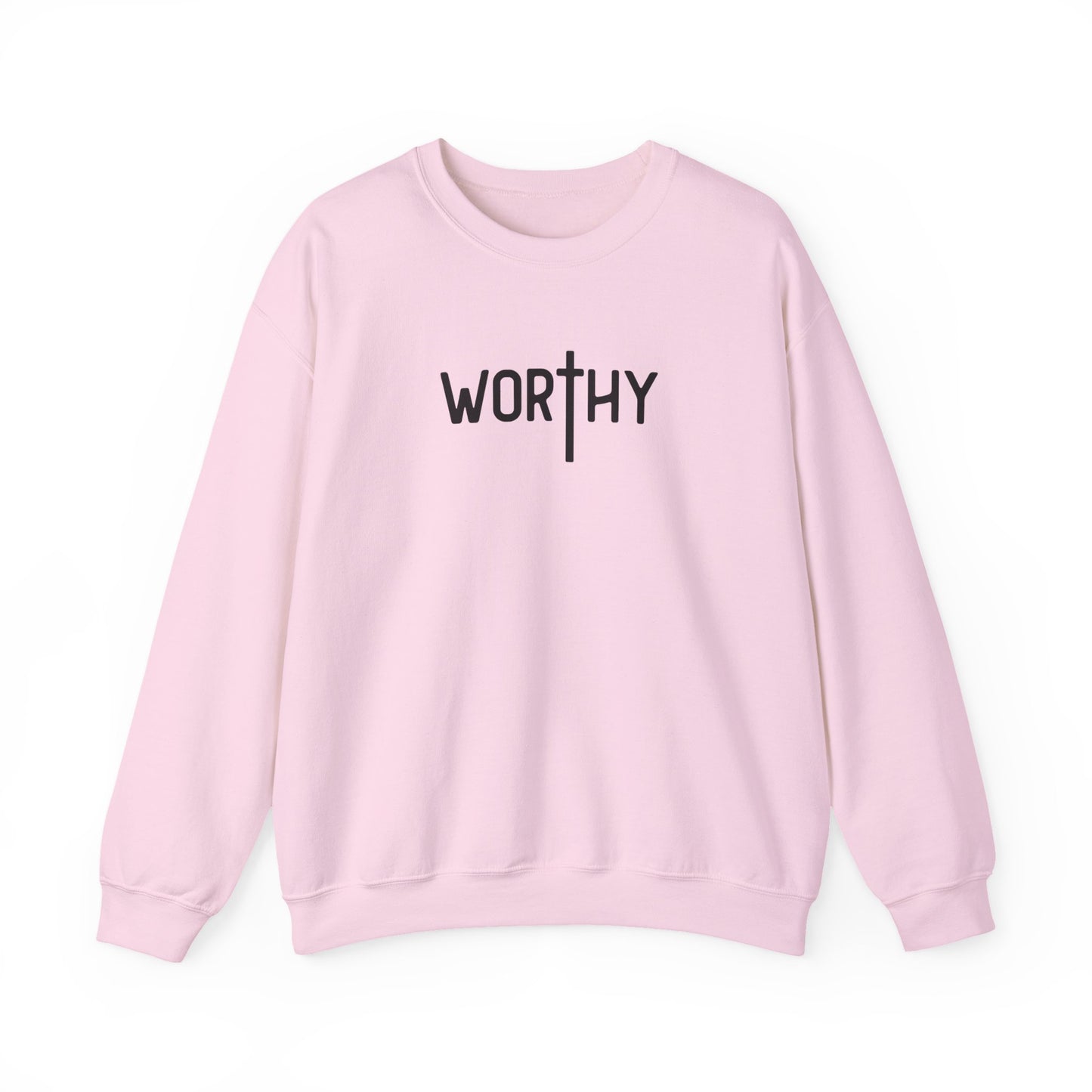 Worthy in Christ Crewneck – Unisex Christian Sweatshirt | Inspired by Isaiah 43:1
