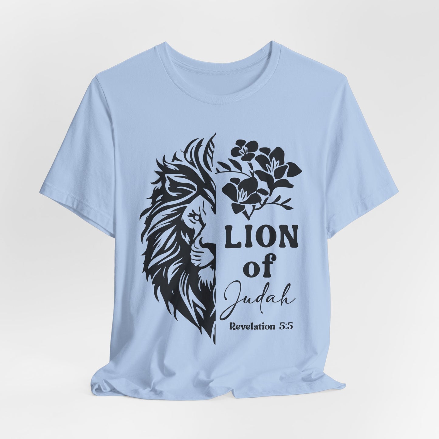 Lion of Judah β The Victorious King Who Reigns Forever, Revelation 5:5 Inspired Christian Tee