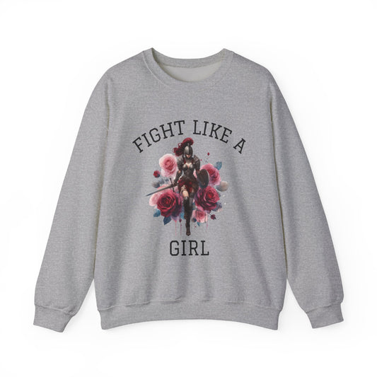 Fight Like a Girl – Anointed Warrior Crewneck | Full Armor of God | Ephesians 6:11