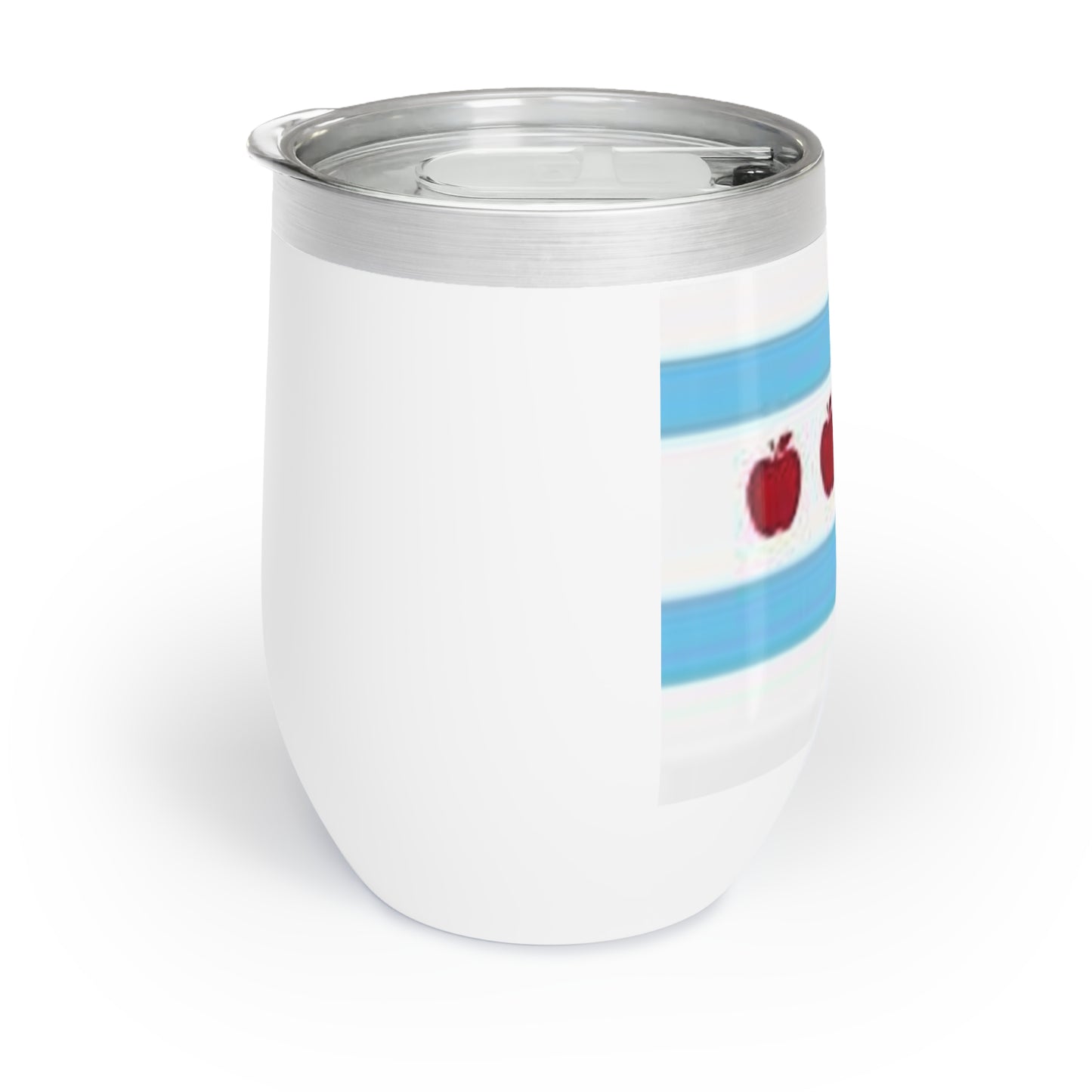 Chill Wine Tumbler with Apple Design - Perfect for Celebrations and Everyday Enjoyment