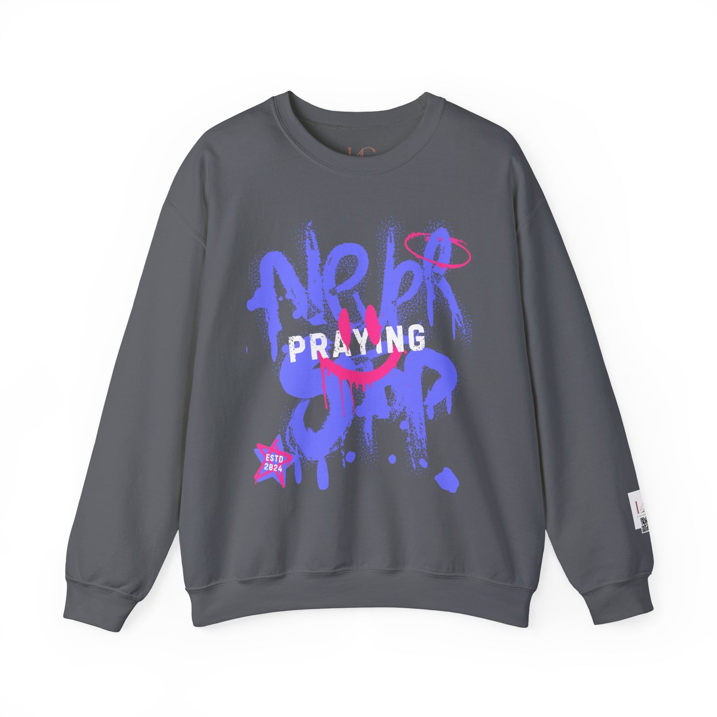 Never Stop Unisex Heavy Blend Crewneck Sweatshirt - Vibrant Casual Style