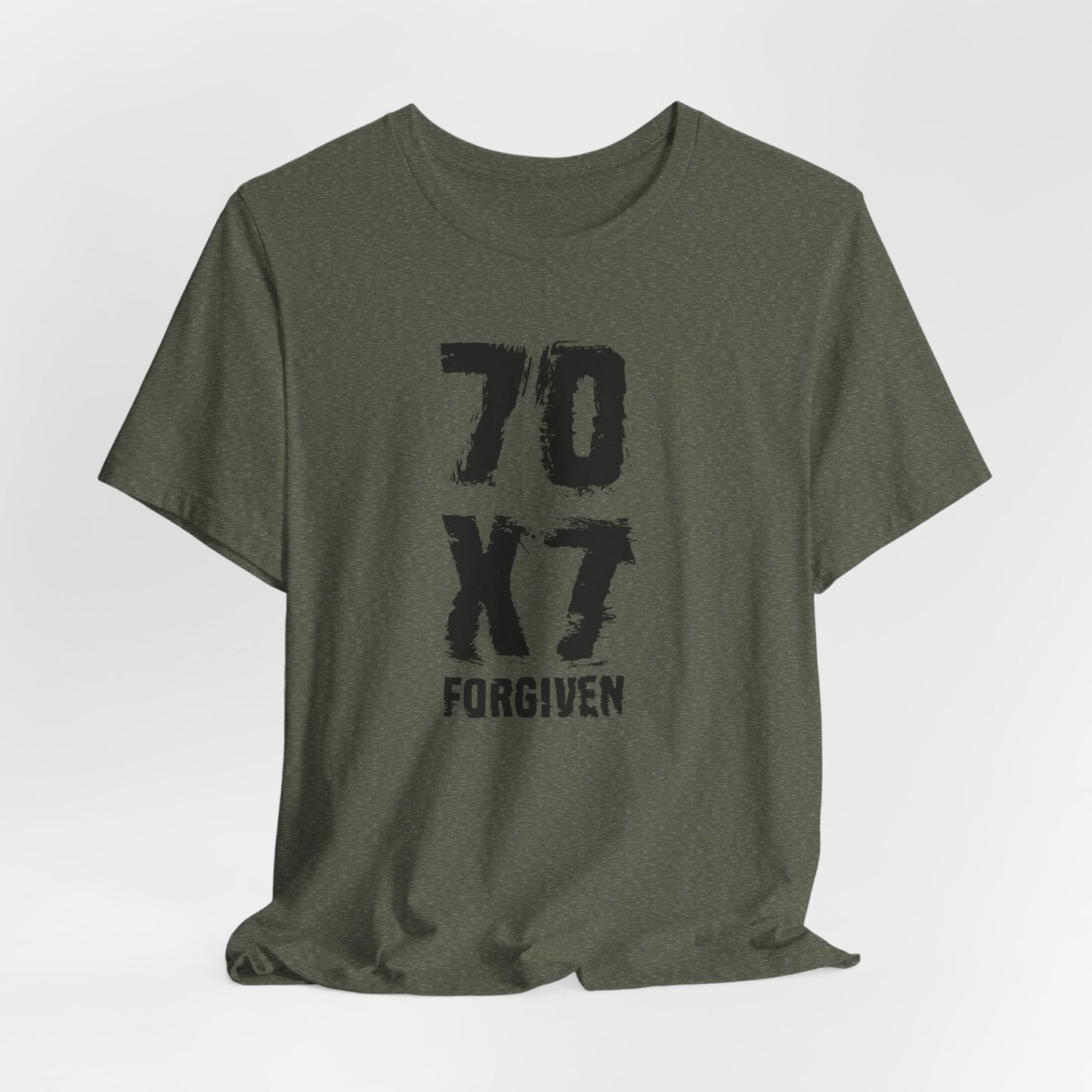 70x7 Forgiveness T-Shirt – Inspired by Matthew 18:22 | Christian Apparel That Speaks Grace