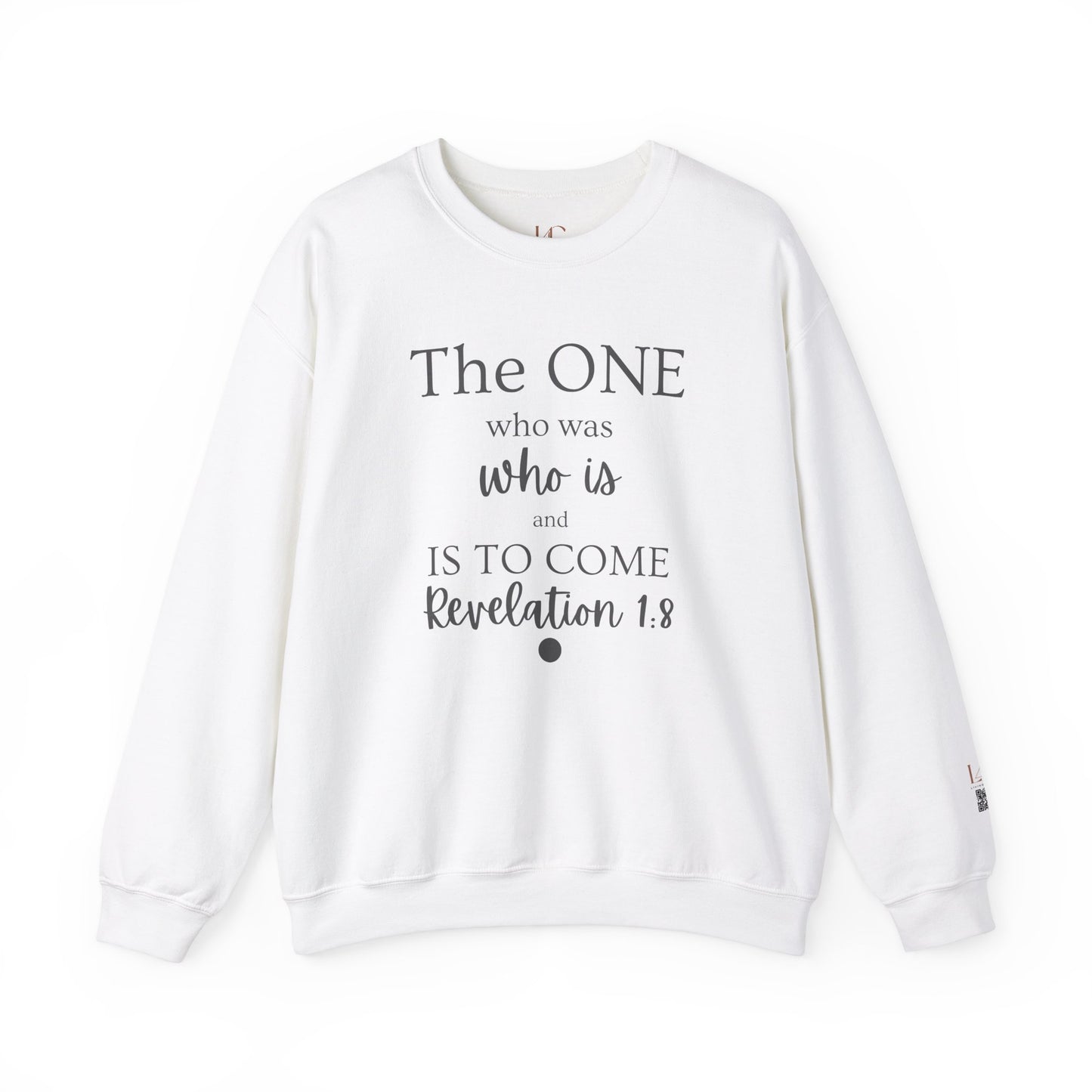 Inspirational Crewneck Sweatshirt - The ONE Revelation 1:8