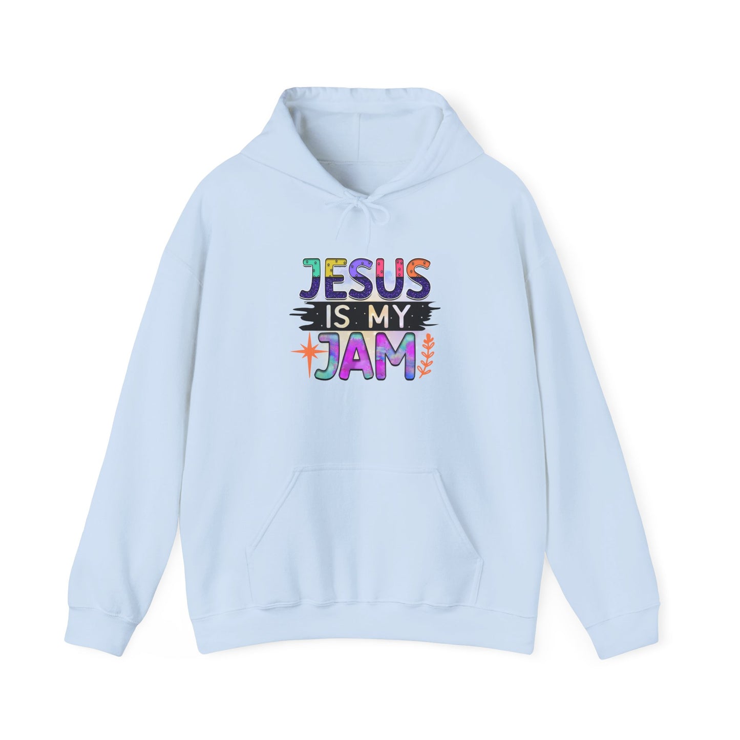 Jesus Is My Jam Hooded Sweatshirt, Unisex Hoodie, Christian Apparel, Cozy Sweatshirt, Faith-Based Fashion, Great Gift Idea