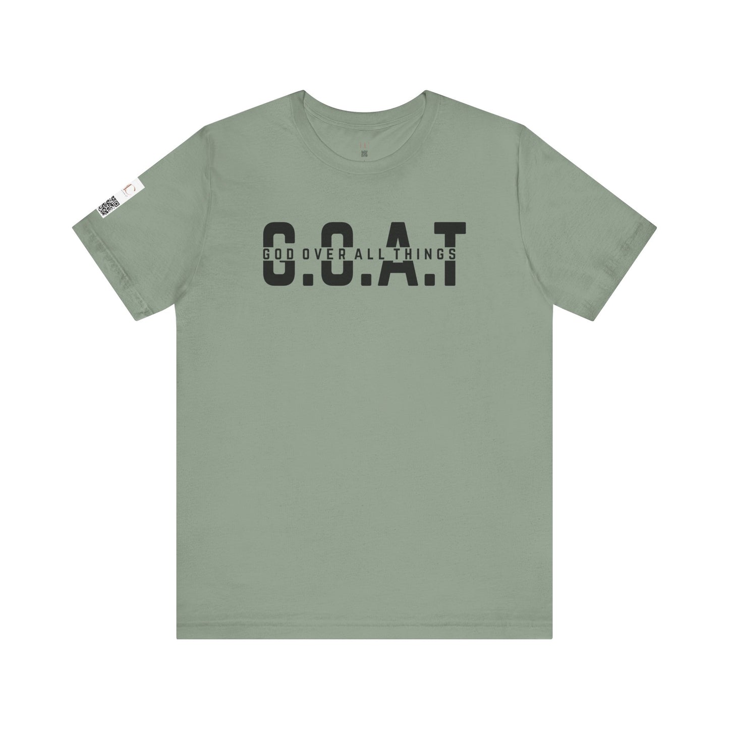 G.O.A.T. Unisex Jersey Short Sleeve Tee - God Over All Things