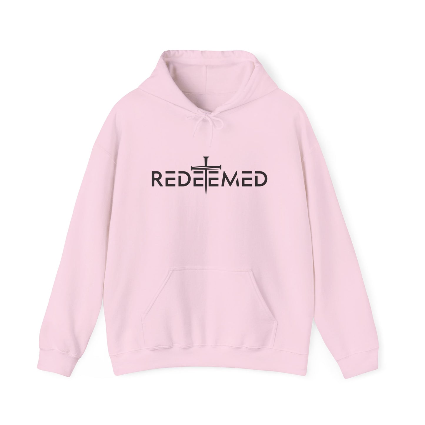 REDEEMED – Unisex Hooded Sweatshirt | Faith-Inspired Comfort