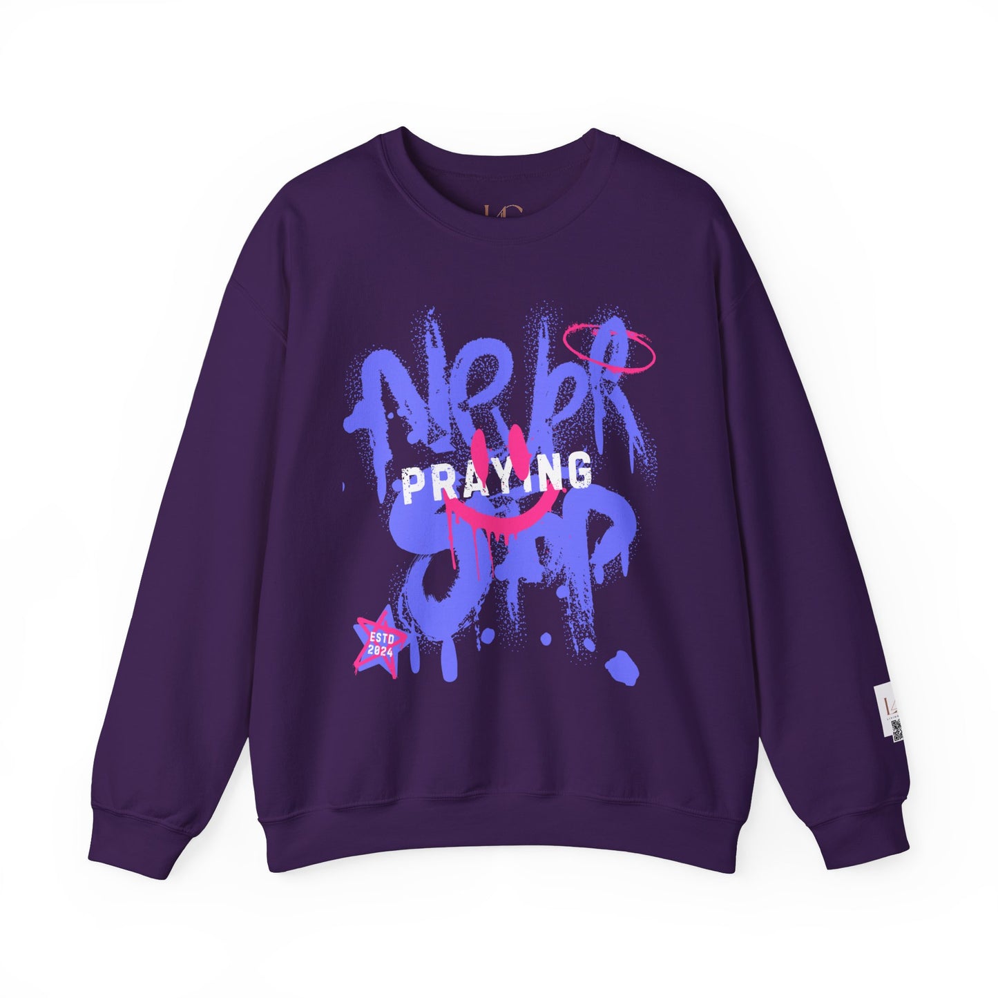 Never Stop Unisex Heavy Blend Crewneck Sweatshirt - Vibrant Casual Style