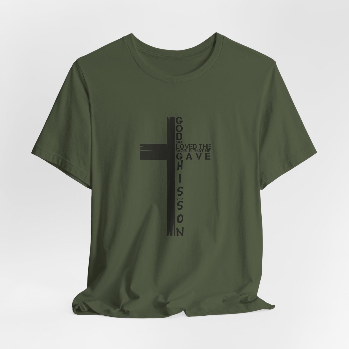 God’s Love Never Fails – Unisex Christian Tee for Everyday Faith & Bold Witnessing