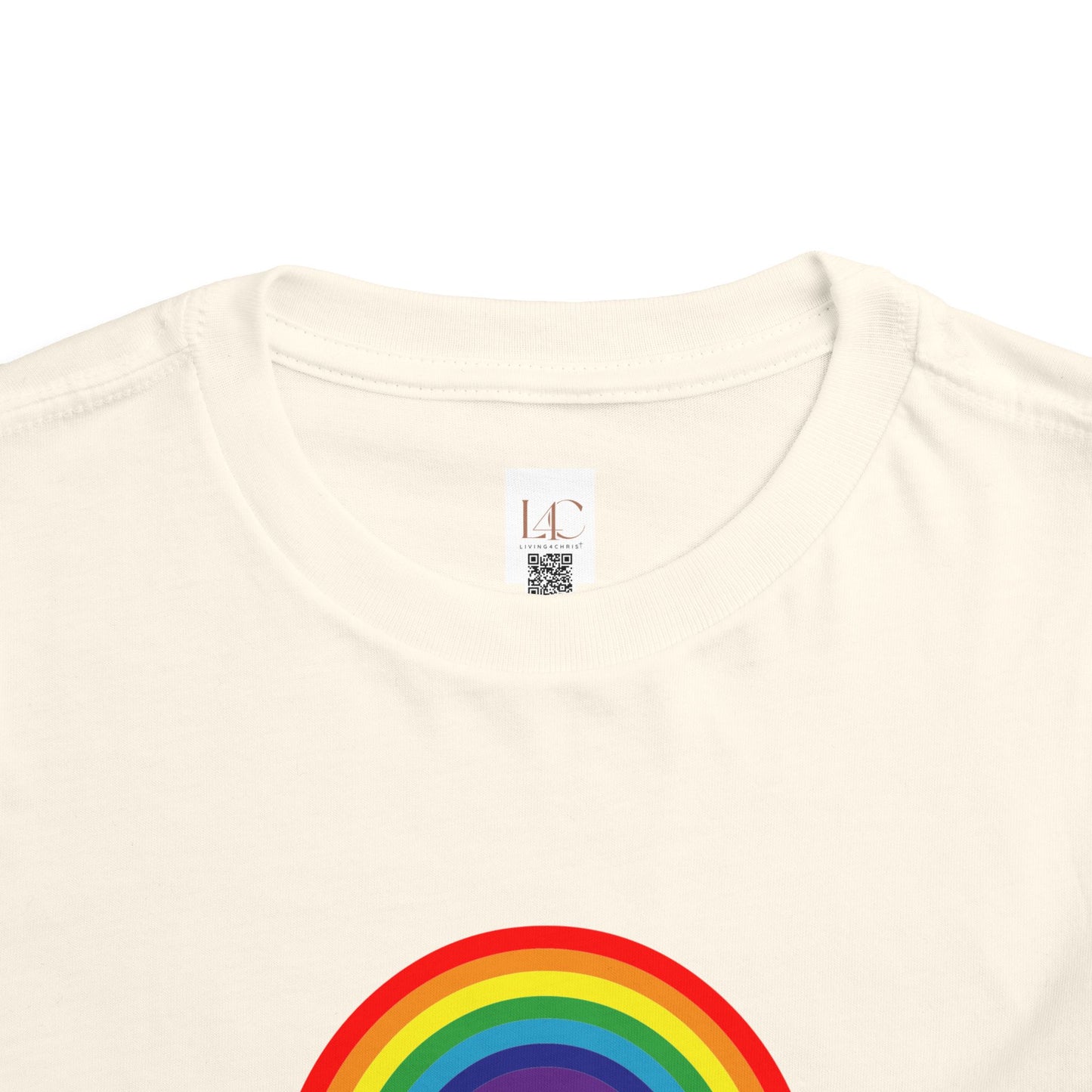 Toddler Lucky Tee – Rainbow & Cross Design, Perfect for Celebrations