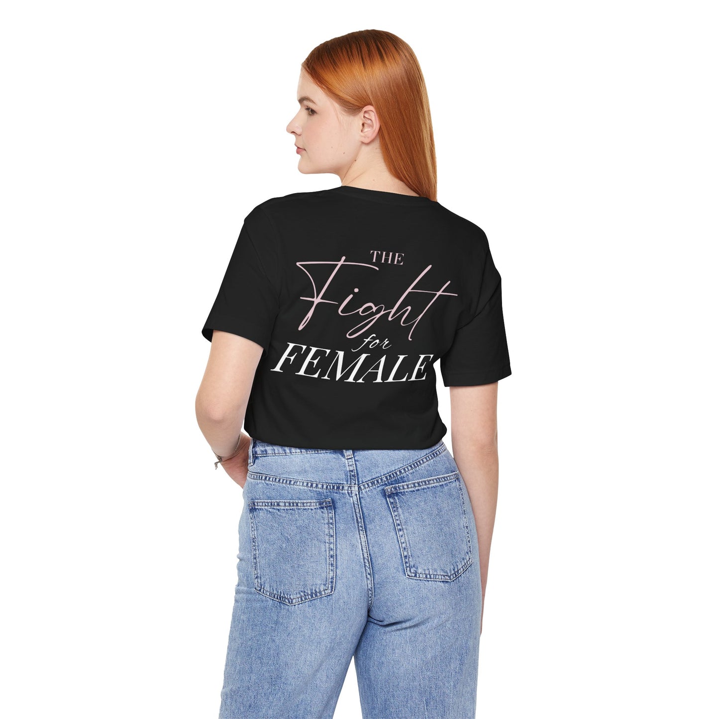 Empowering Unisex Jersey Tee - "THE FIGHT" Graphic Shirt