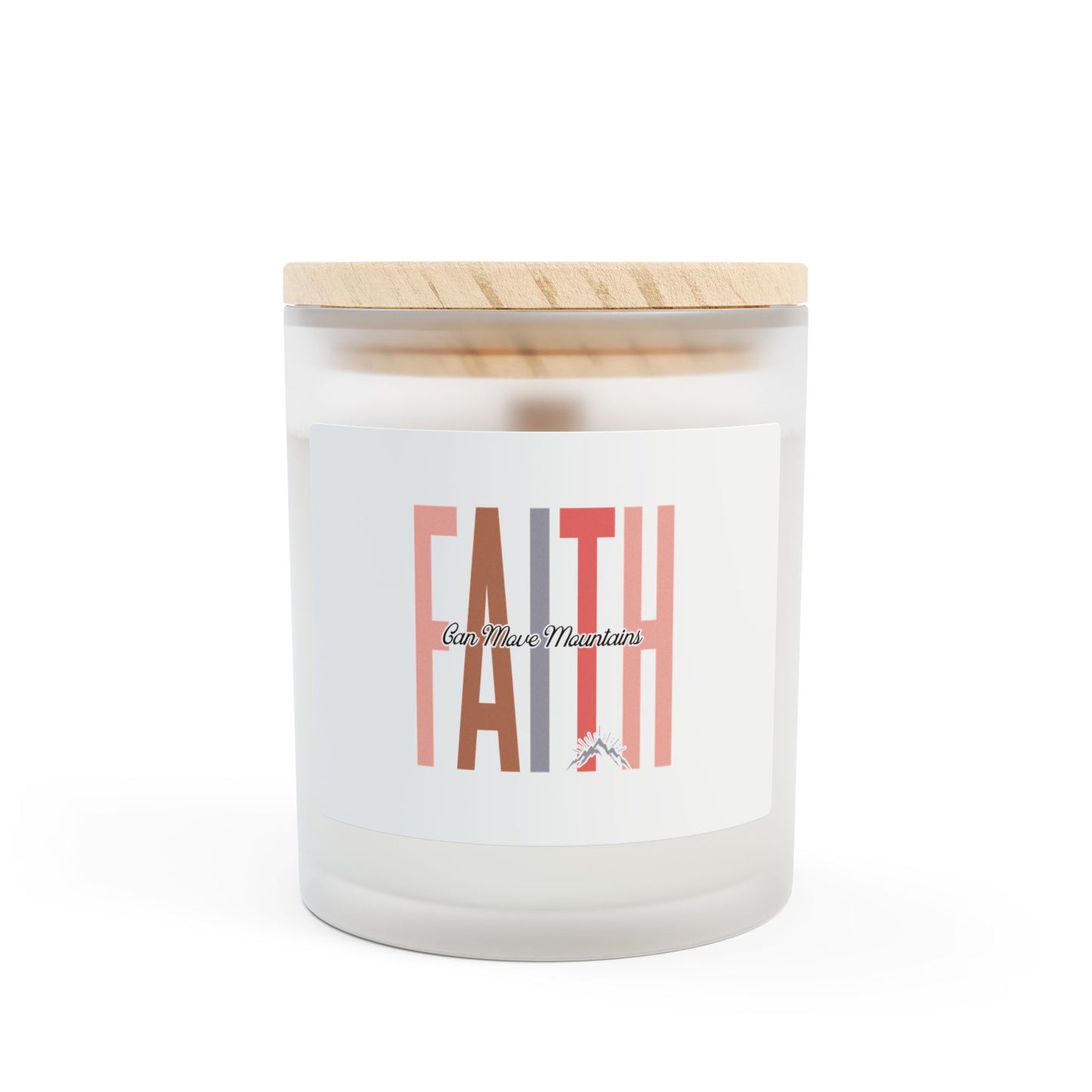 Inspirational Faith Candle - 11oz Frosted Glass Aroma