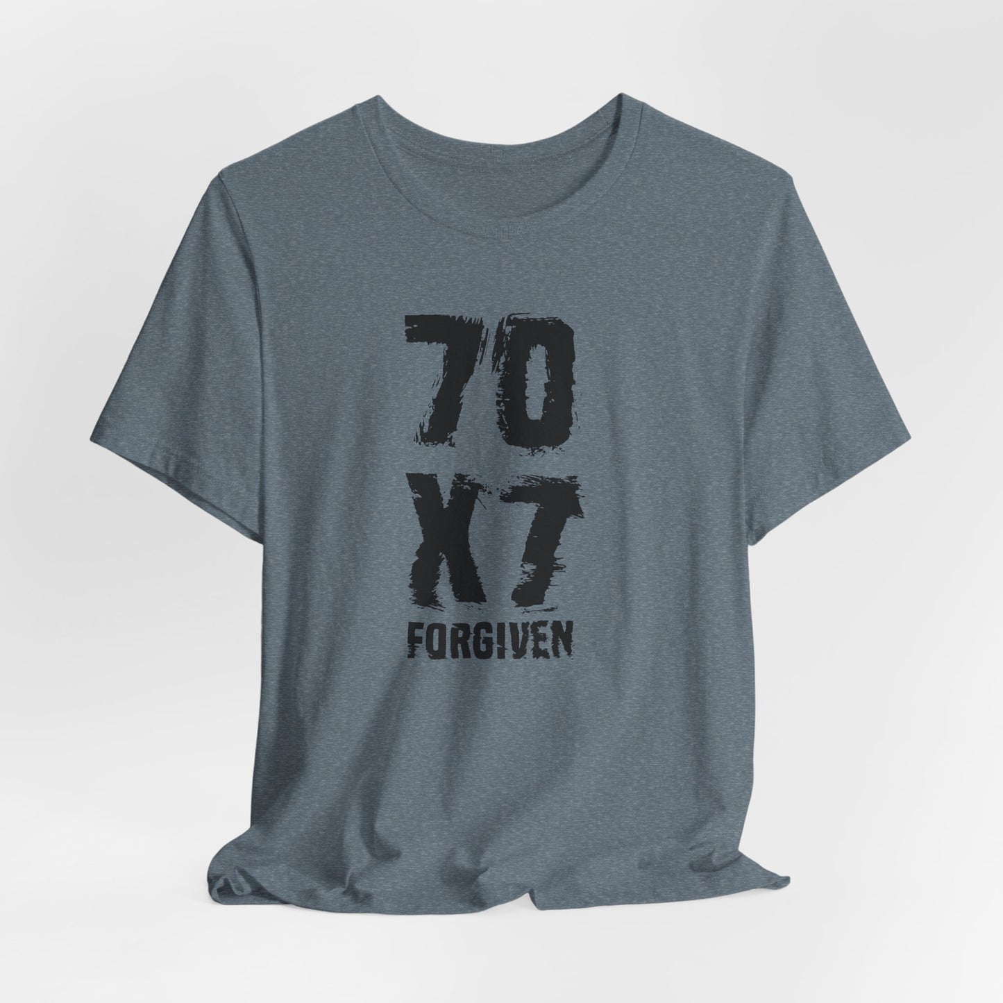 70x7 Forgiveness T-Shirt – Inspired by Matthew 18:22 | Christian Apparel That Speaks Grace