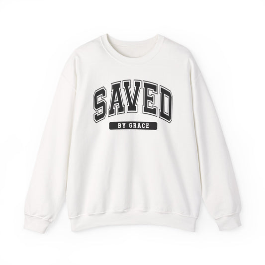 Saved by Grace Crewneck Sweatshirt