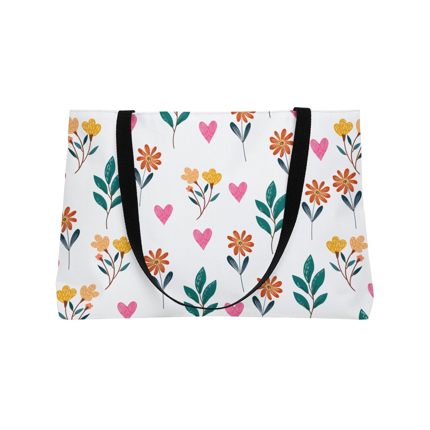 Our Floral Heart Weekender Tote Bag