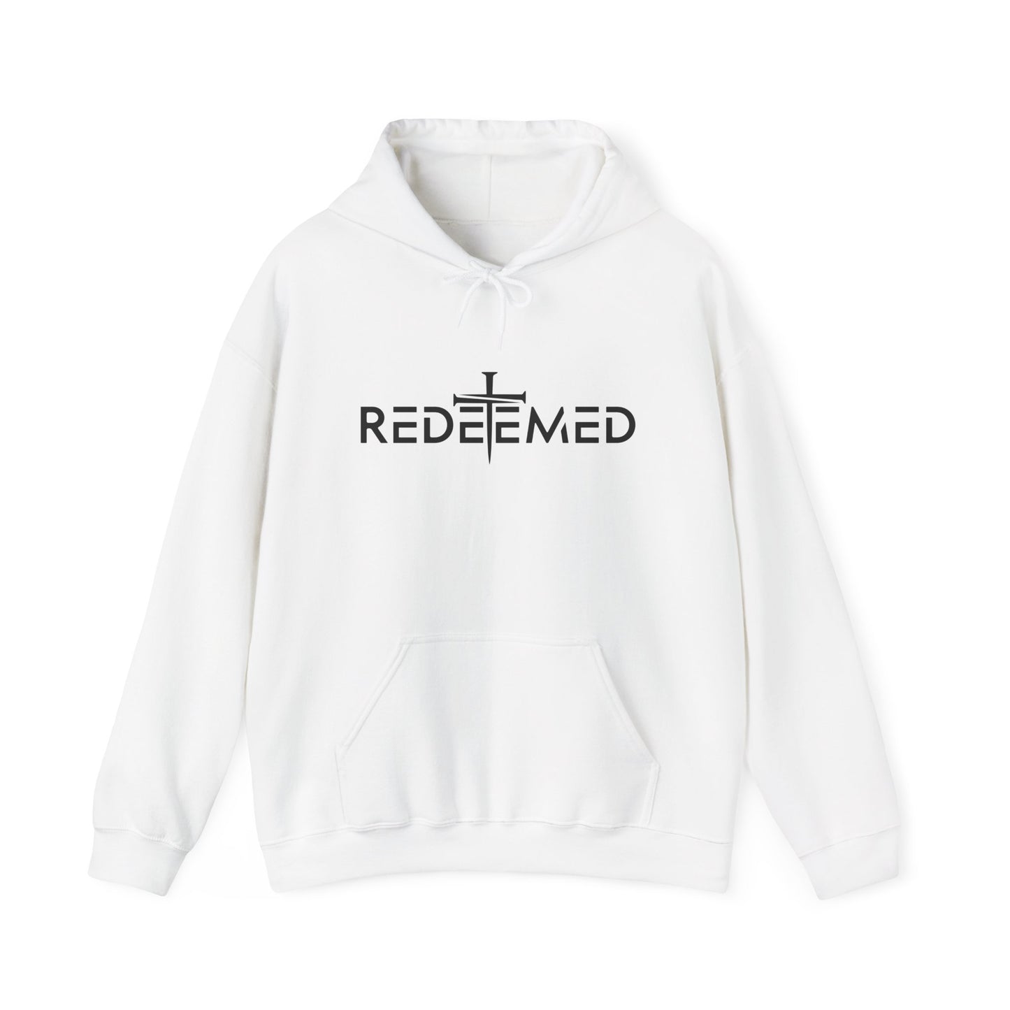 REDEEMED – Unisex Hooded Sweatshirt | Faith-Inspired Comfort