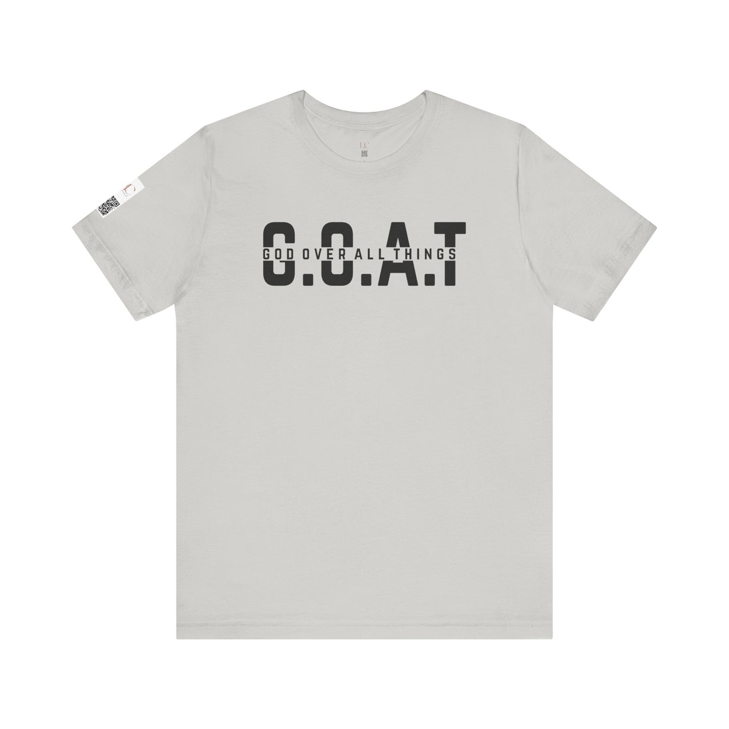 G.O.A.T. Unisex Jersey Short Sleeve Tee - God Over All Things