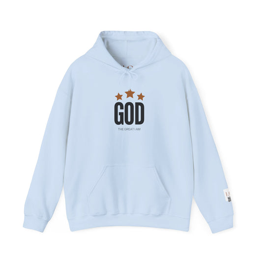 Unisex Hooded Sweatshirt - 'GOD THE GREAT I AM' Statement Apparel