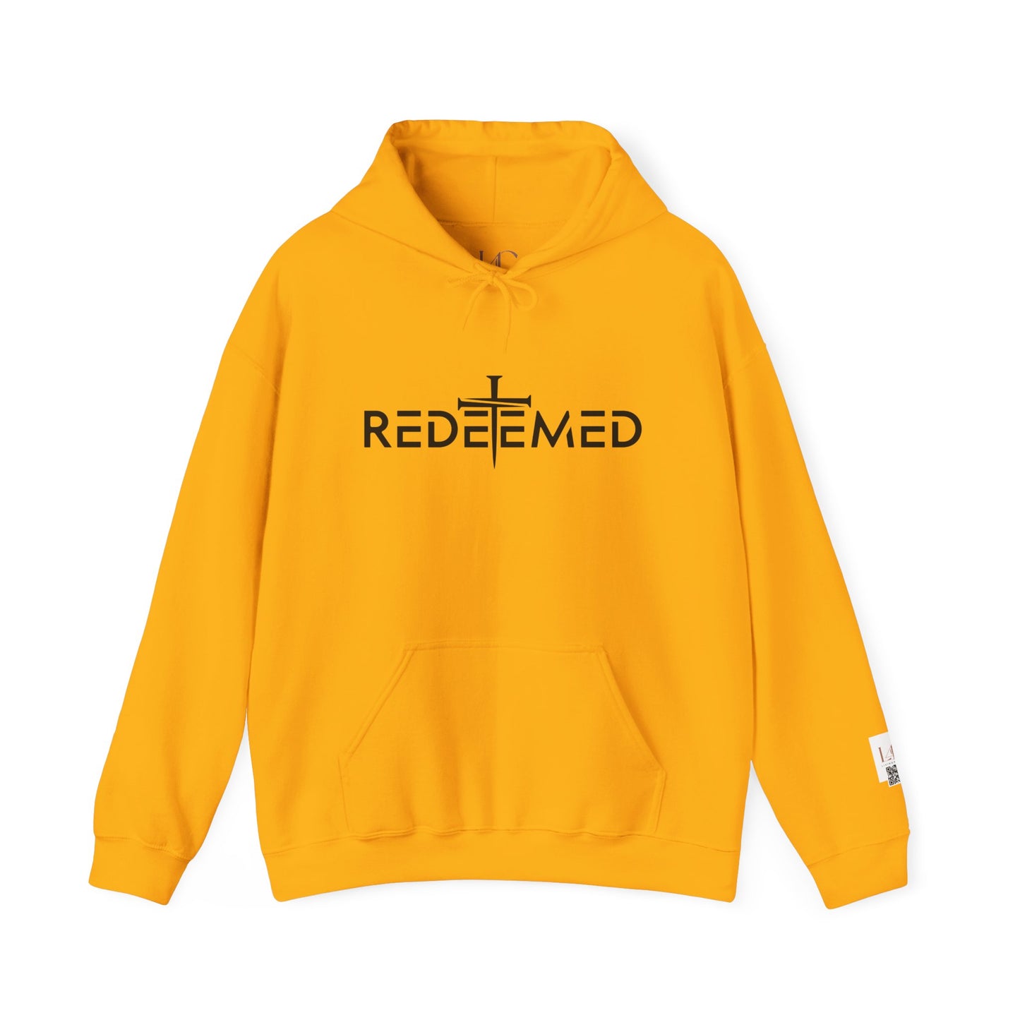 Unisex Heavy Blend™ Hooded Sweatshirt - 'REDEEMED' Faith-Inspired Comfort