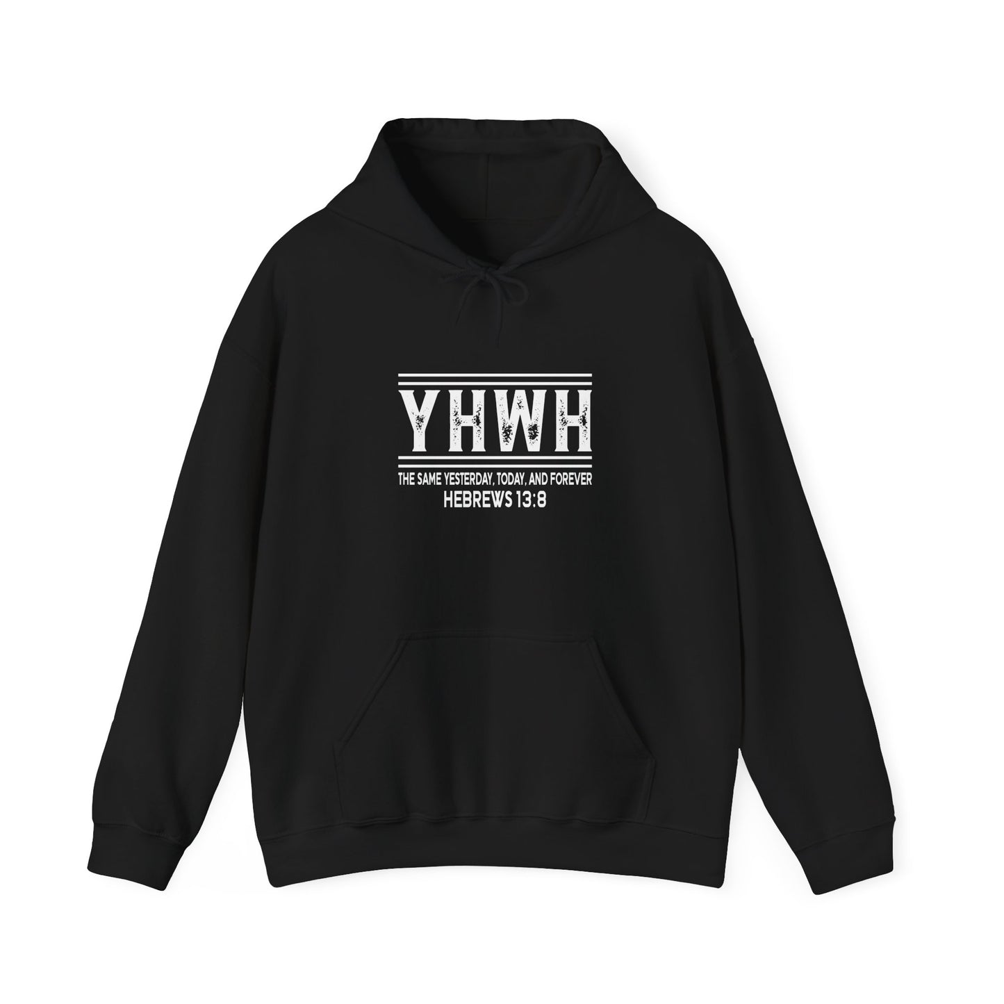 YHWH Heavy Blend Hoodie – Unchanging God, Timeless Truth