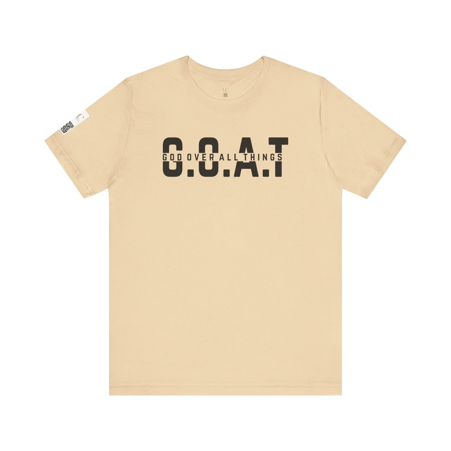 G.O.A.T. Unisex Jersey Short Sleeve Tee - God Over All Things