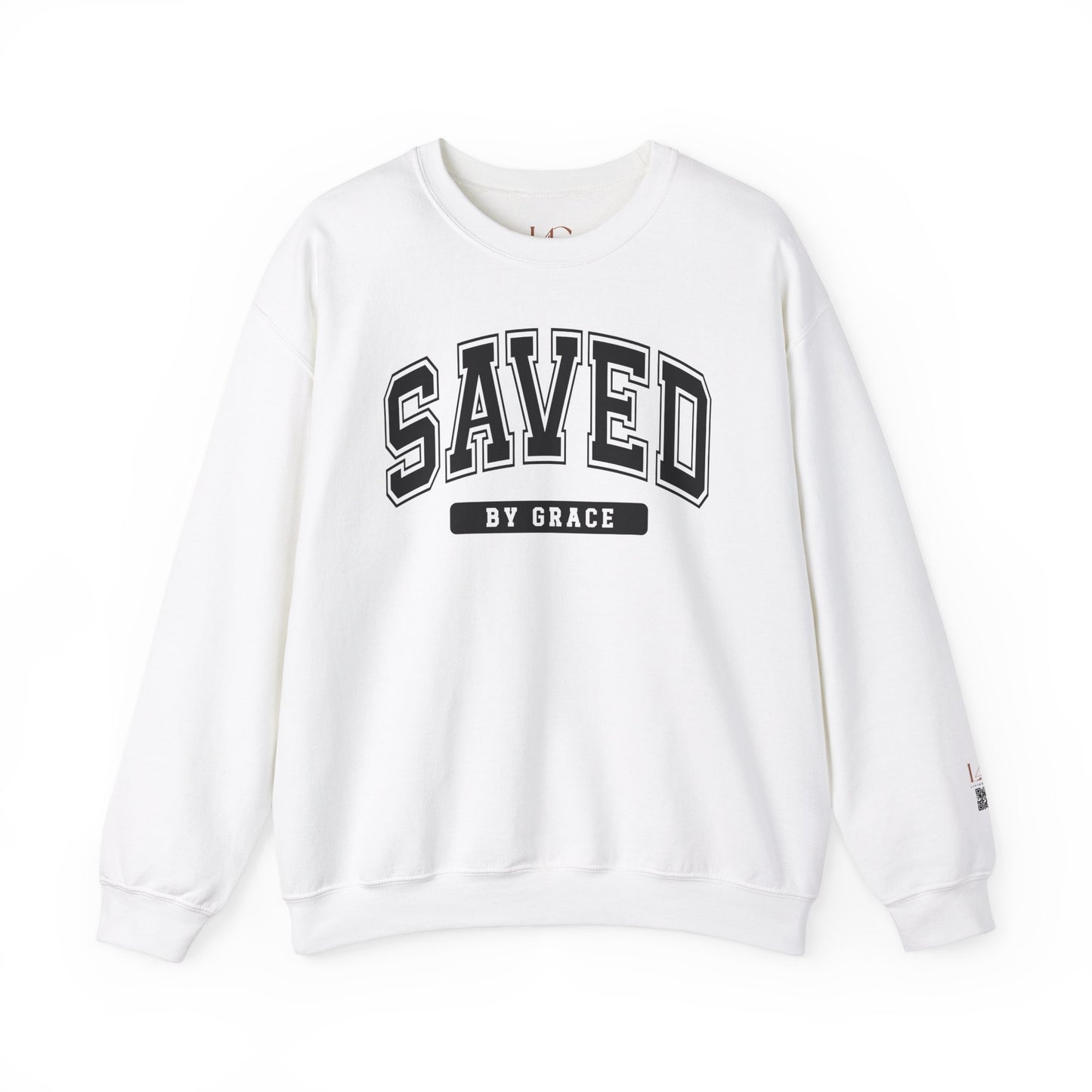 Saved by Grace Crewneck Sweatshirt - Unisex Heavy Blend™