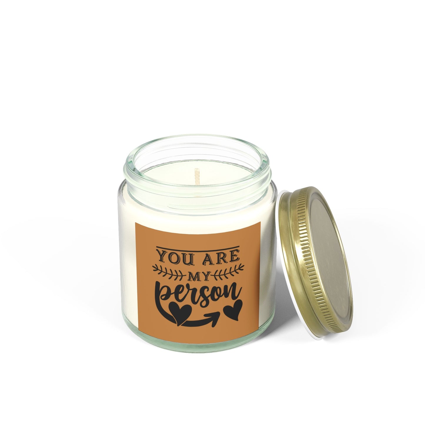 Scented Candle - "You Are My Person" - Coconut Apricot Wax - Perfect Gift for Friends & Loved Ones