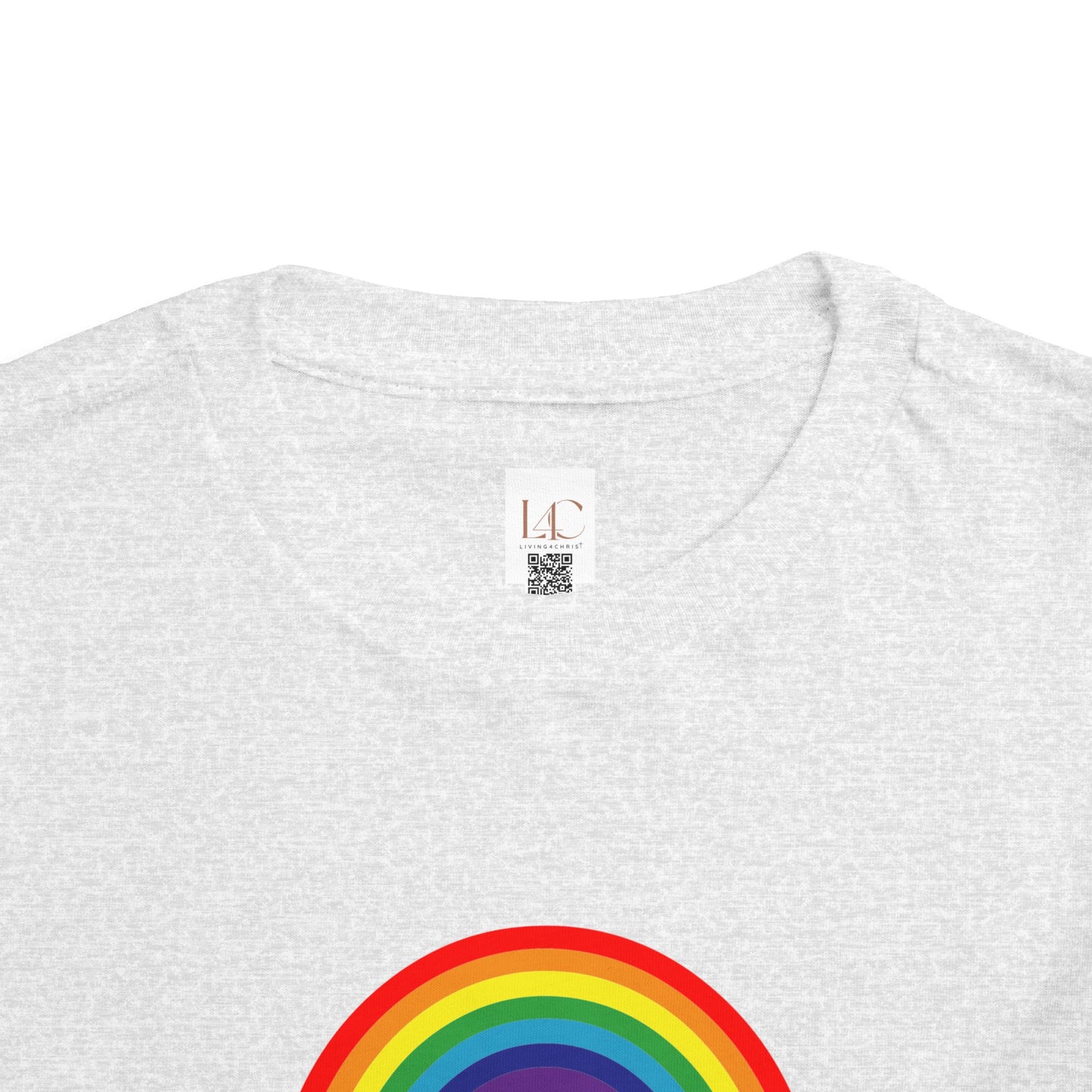 Toddler Lucky Tee – Rainbow & Cross Design, Perfect for Celebrations