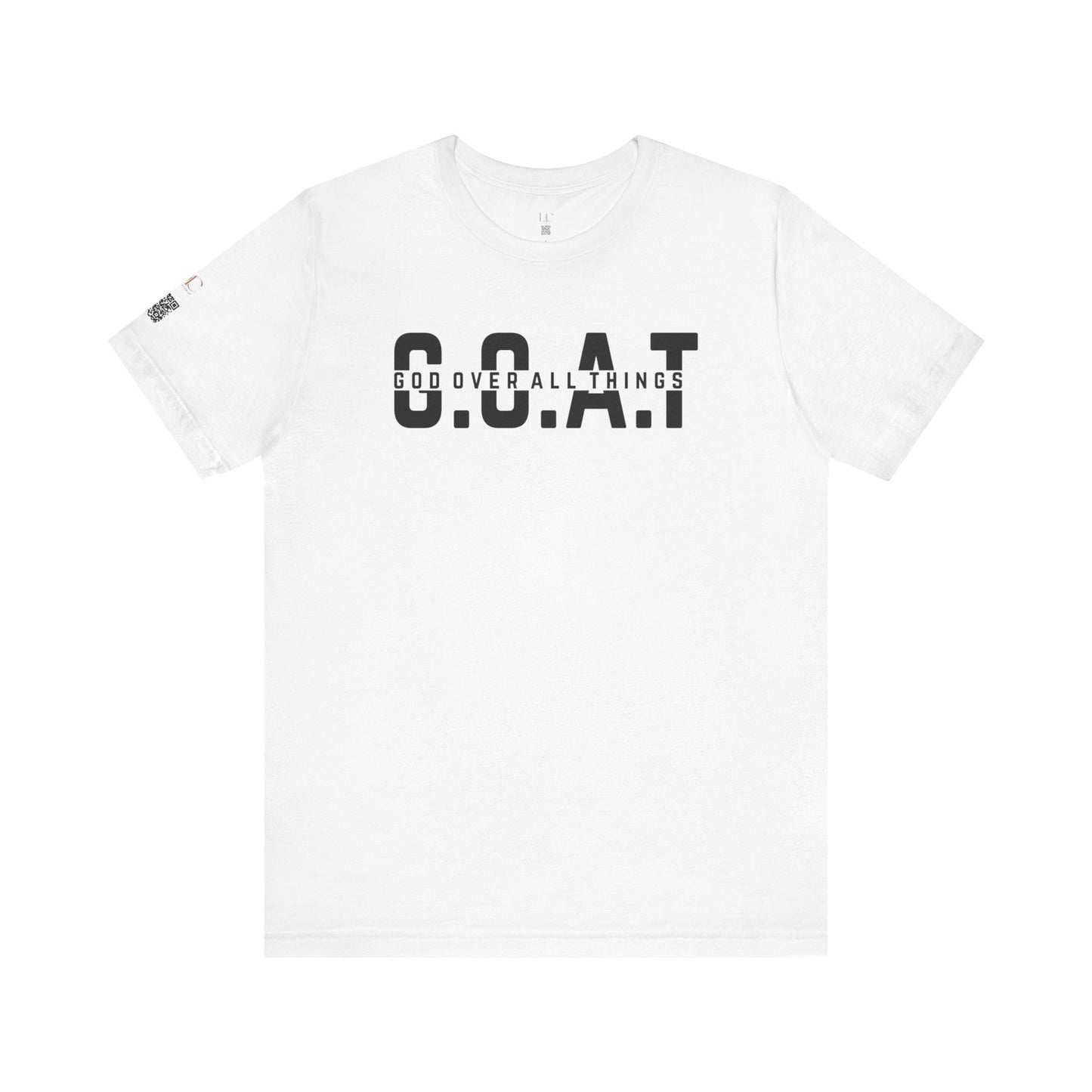 G.O.A.T. Unisex Jersey Short Sleeve Tee - God Over All Things