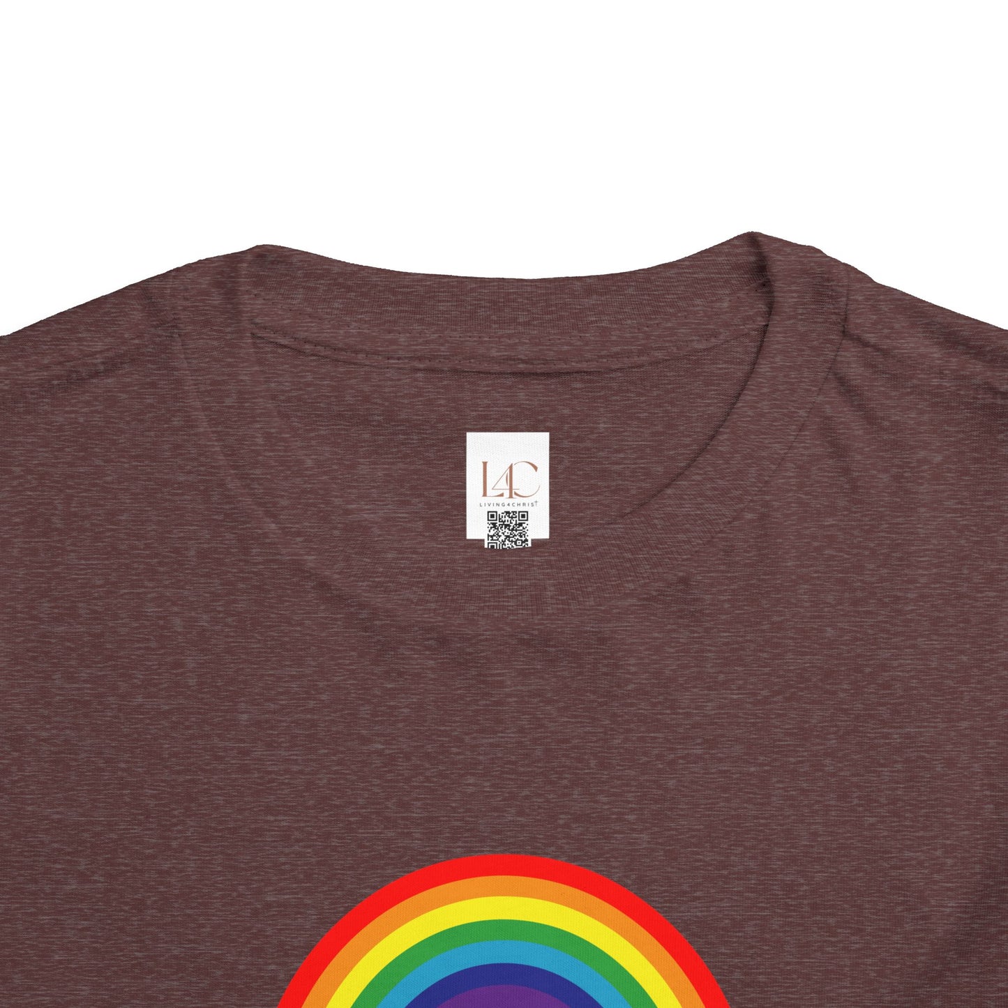 Toddler Lucky Tee – Rainbow & Cross Design, Perfect for Celebrations