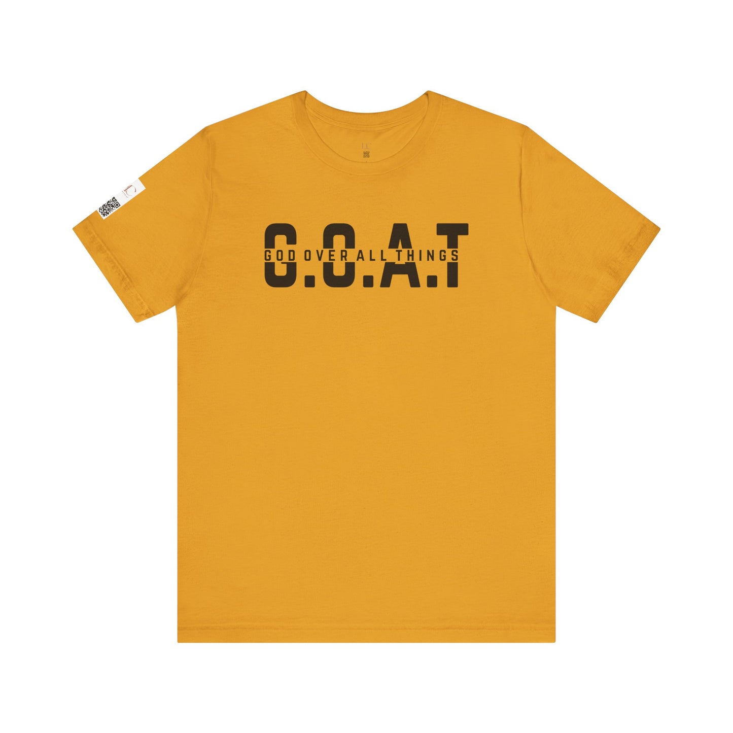 G.O.A.T. Unisex Jersey Short Sleeve Tee - God Over All Things