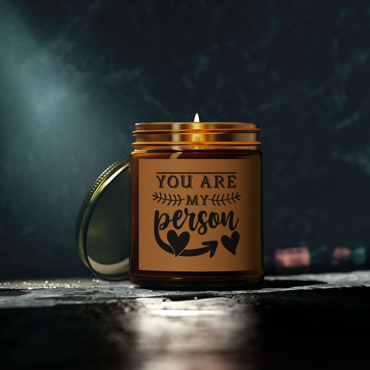 Scented Candle - "You Are My Person" - Coconut Apricot Wax - Perfect Gift for Friends & Loved Ones