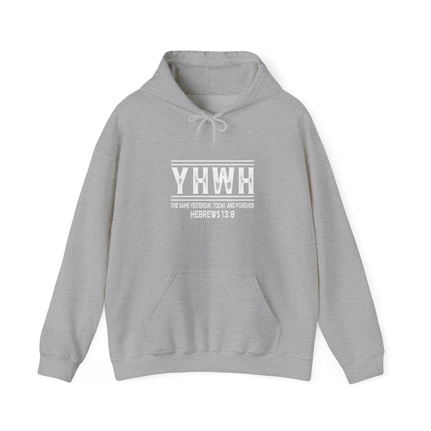 YHWH Heavy Blend Hoodie – Unchanging God, Timeless Truth