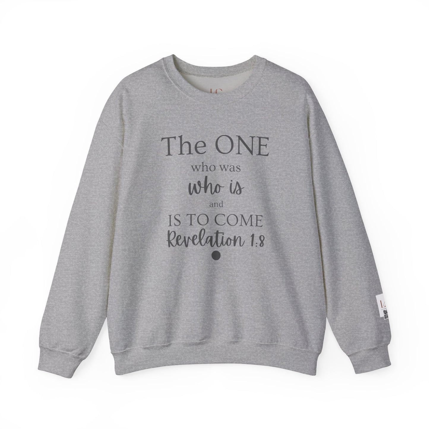 Inspirational Crewneck Sweatshirt - The ONE Revelation 1:8