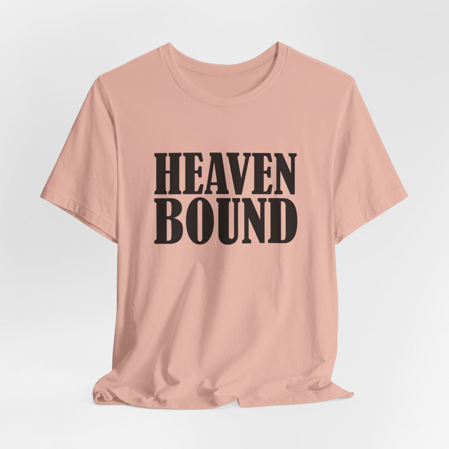 Heaven Bound Unisex Jersey Tee, Casual Wear, Gift for Dreamers, Spiritual T-Shirt, Inspirational Graphic Tee