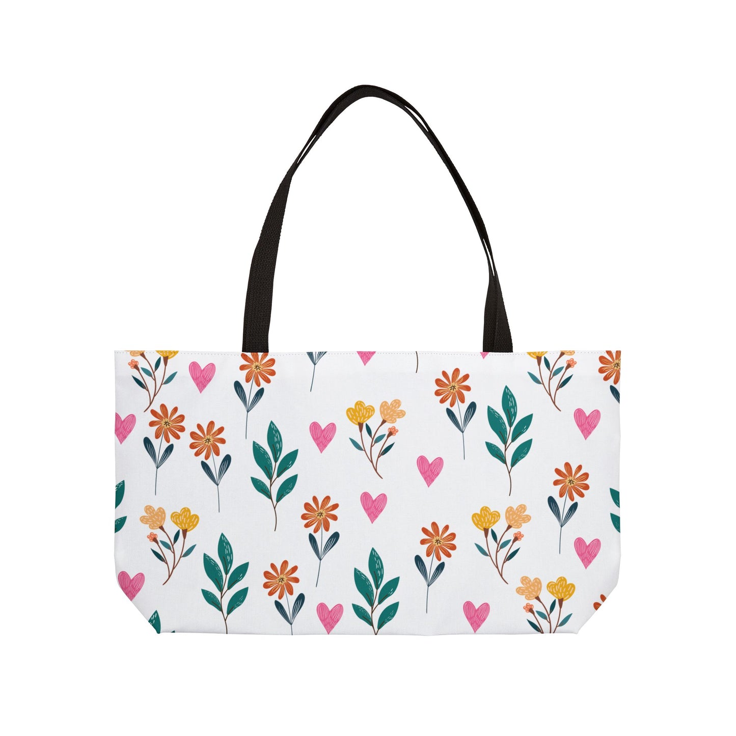 Our Floral Heart Weekender Tote Bag