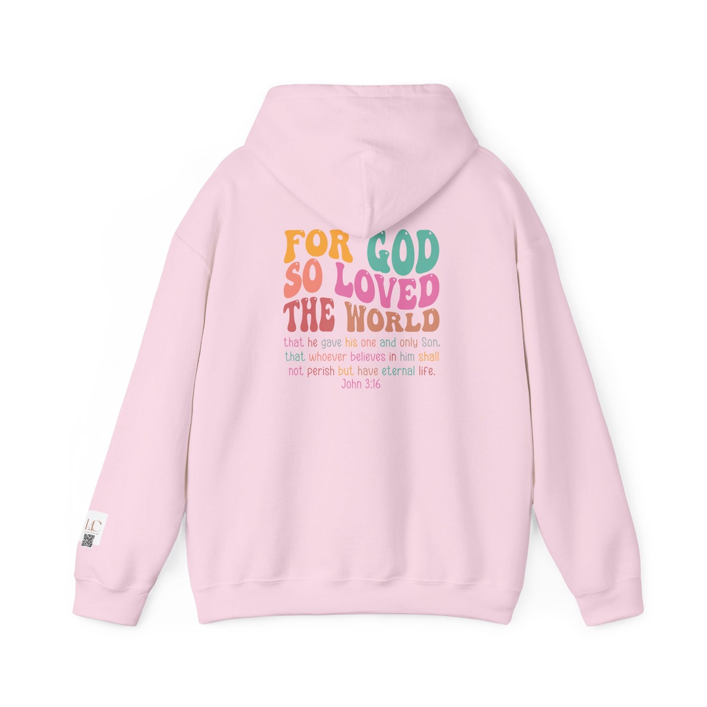 Faithful Comfort Hoodie - John 3:16 Inspirational Sweatshirt