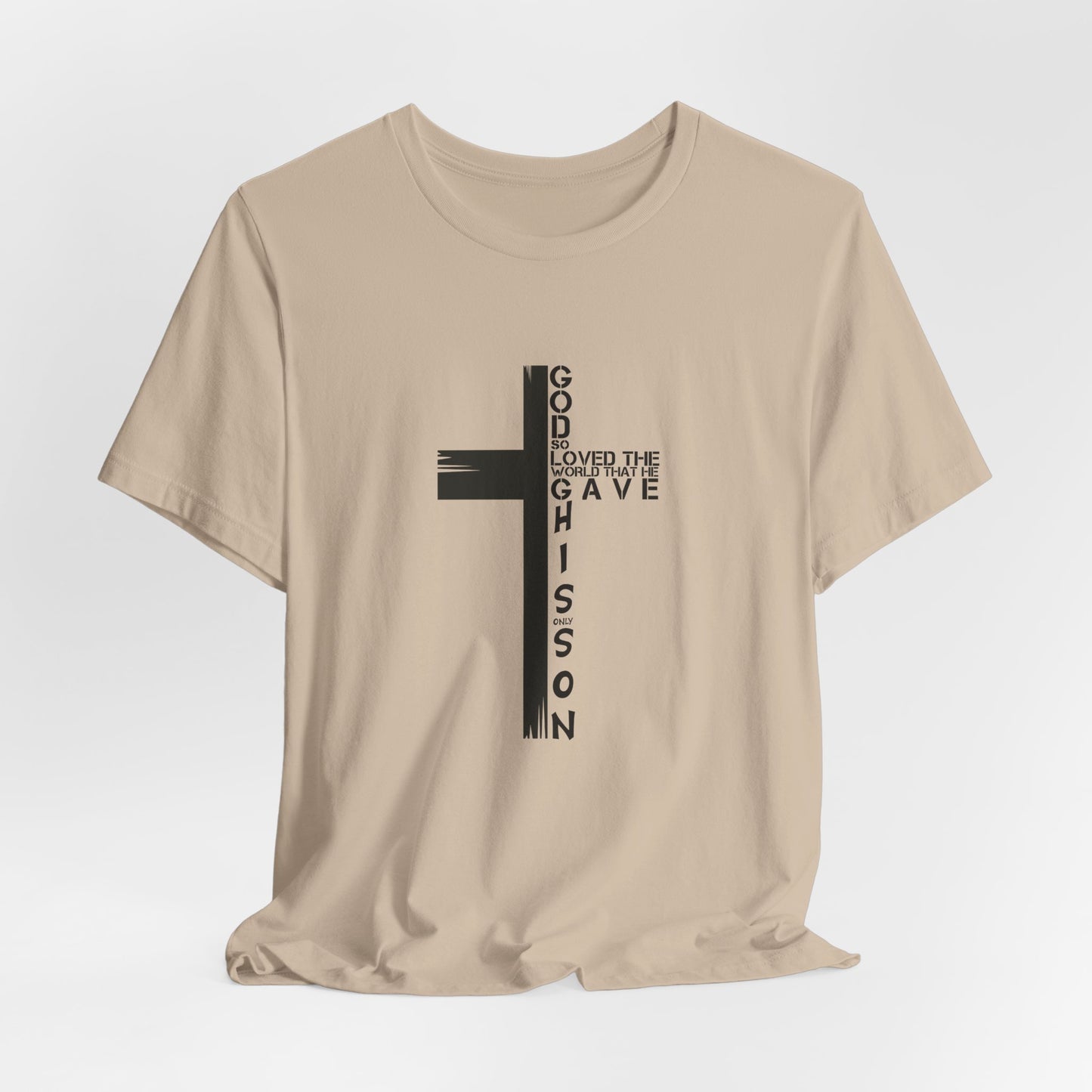 God’s Love Never Fails – Unisex Christian Tee for Everyday Faith & Bold Witnessing