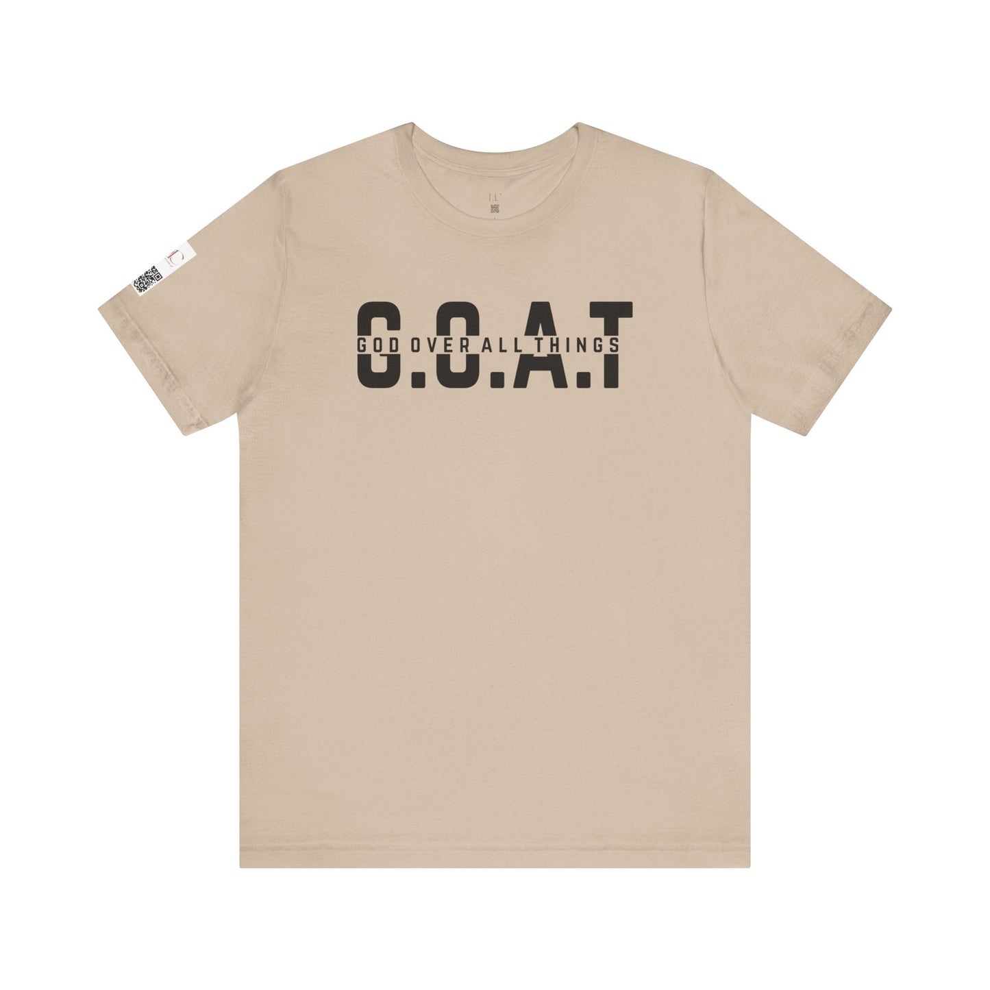 G.O.A.T. Unisex Jersey Short Sleeve Tee - God Over All Things