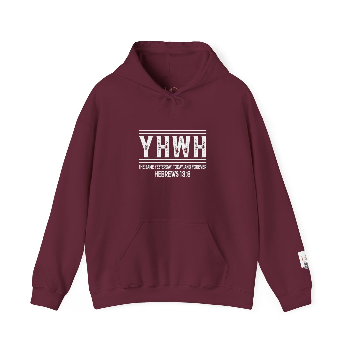 YHWH Heavy Blend Hooded Sweatshirt - Comfort & Faith Inspired Apparel