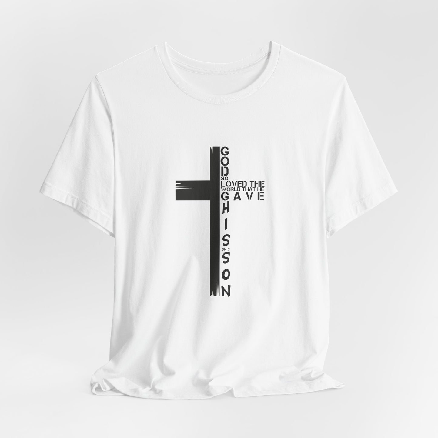 God’s Love Never Fails – Unisex Christian Tee for Everyday Faith & Bold Witnessing