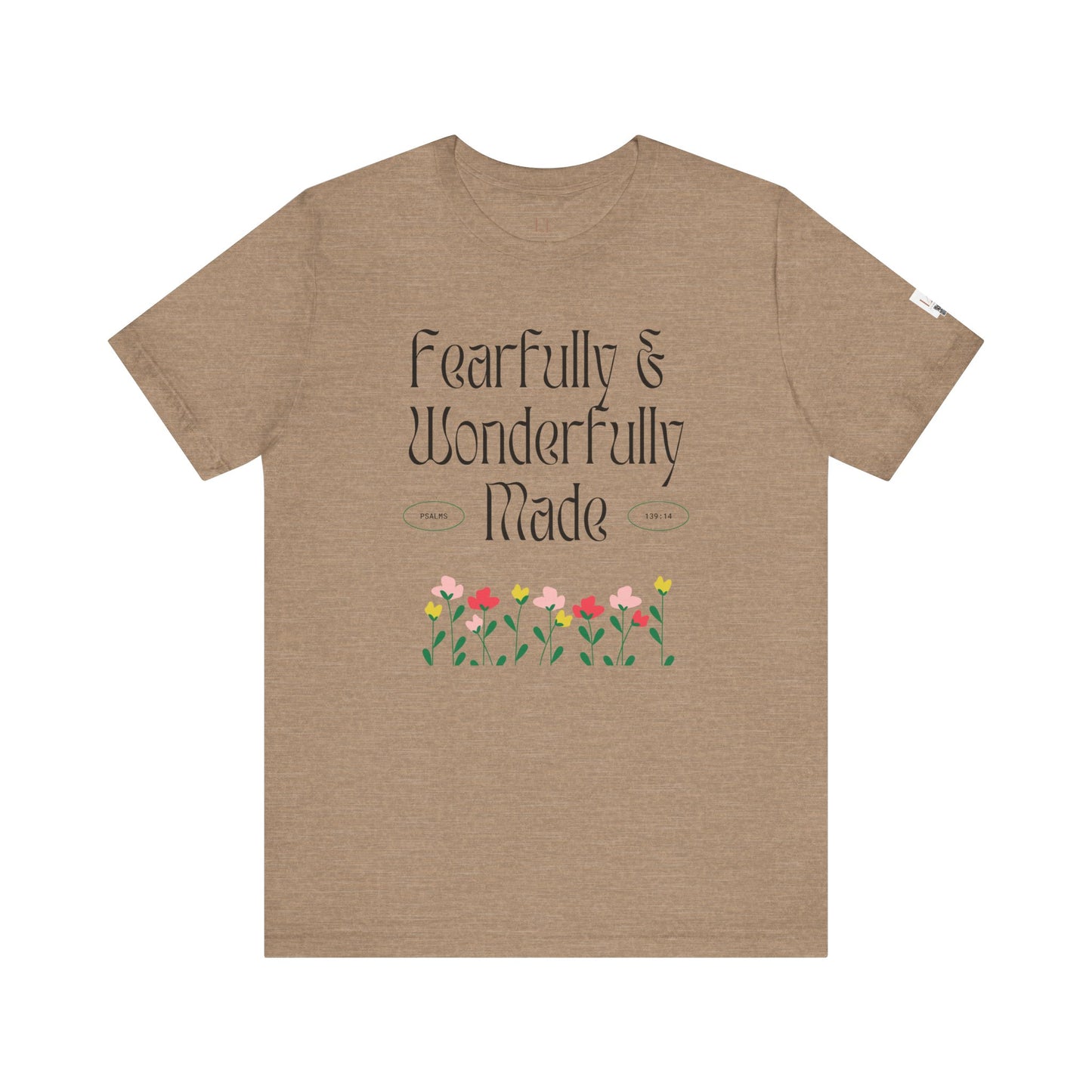 Fearfully & Wonderfully Made Floral Tee