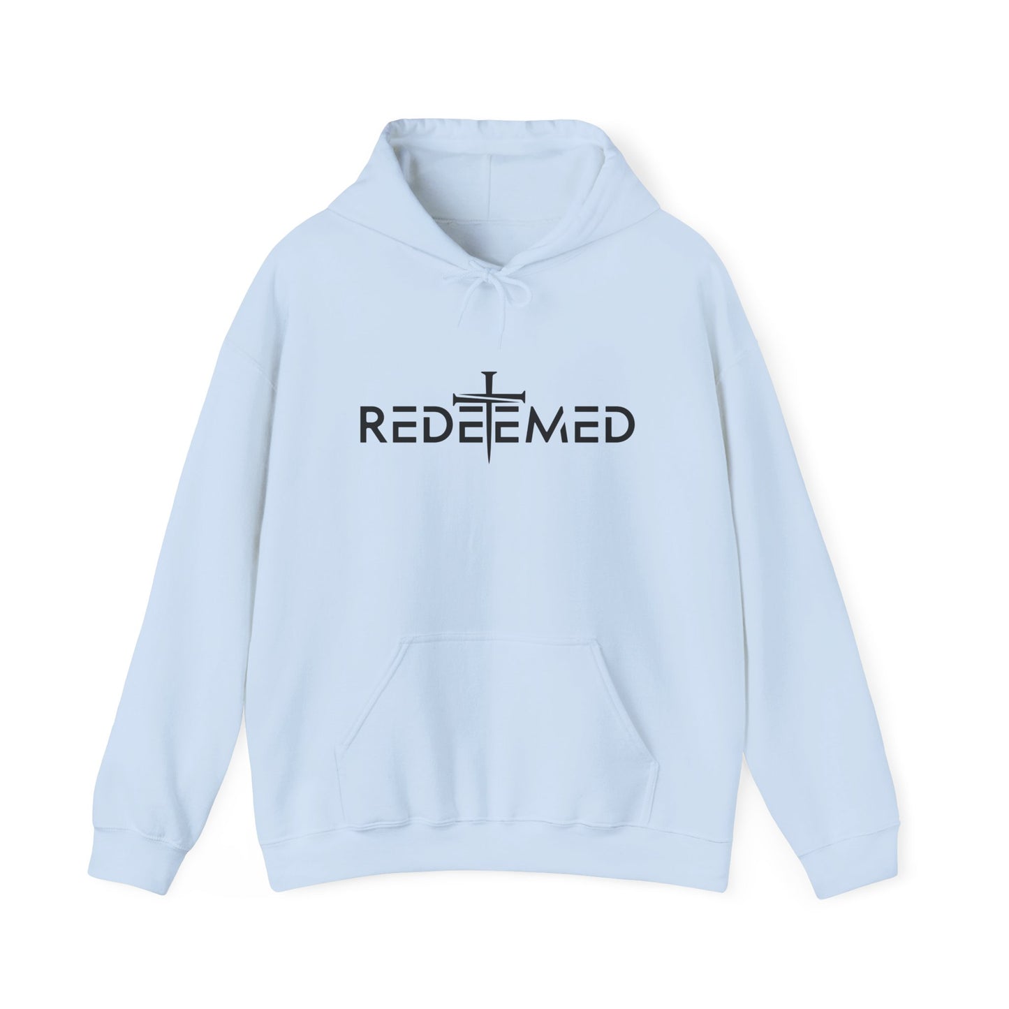 REDEEMED – Unisex Hooded Sweatshirt | Faith-Inspired Comfort