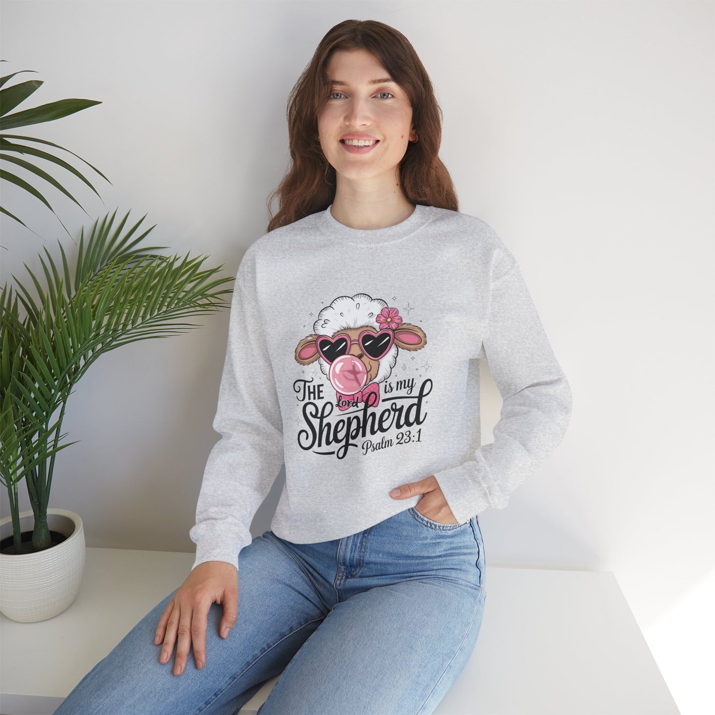 Sheep – Psalm 23:1 Crewneck Sweatshirt