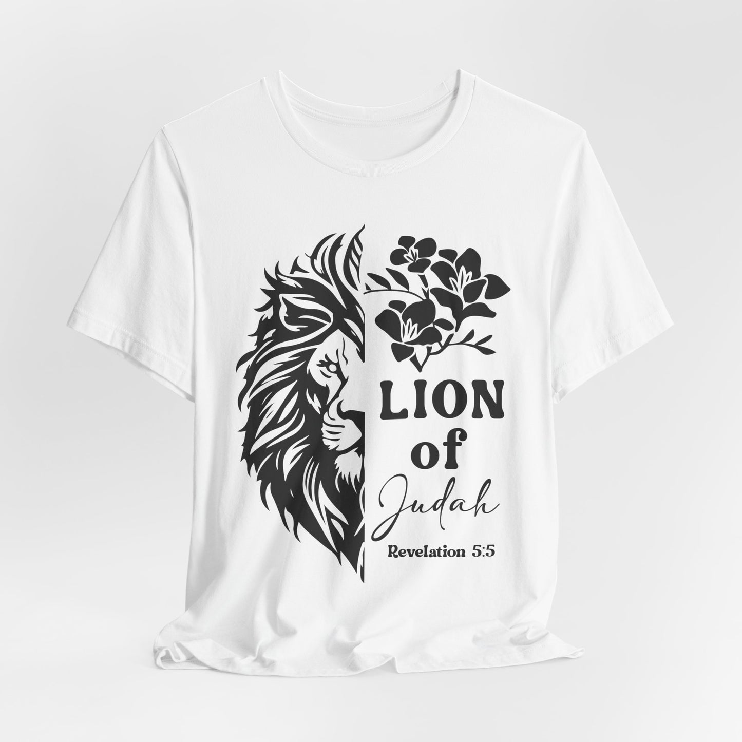Lion of Judah – The Victorious King Who Reigns Forever, Revelation 5:5 Inspired Christian Tee