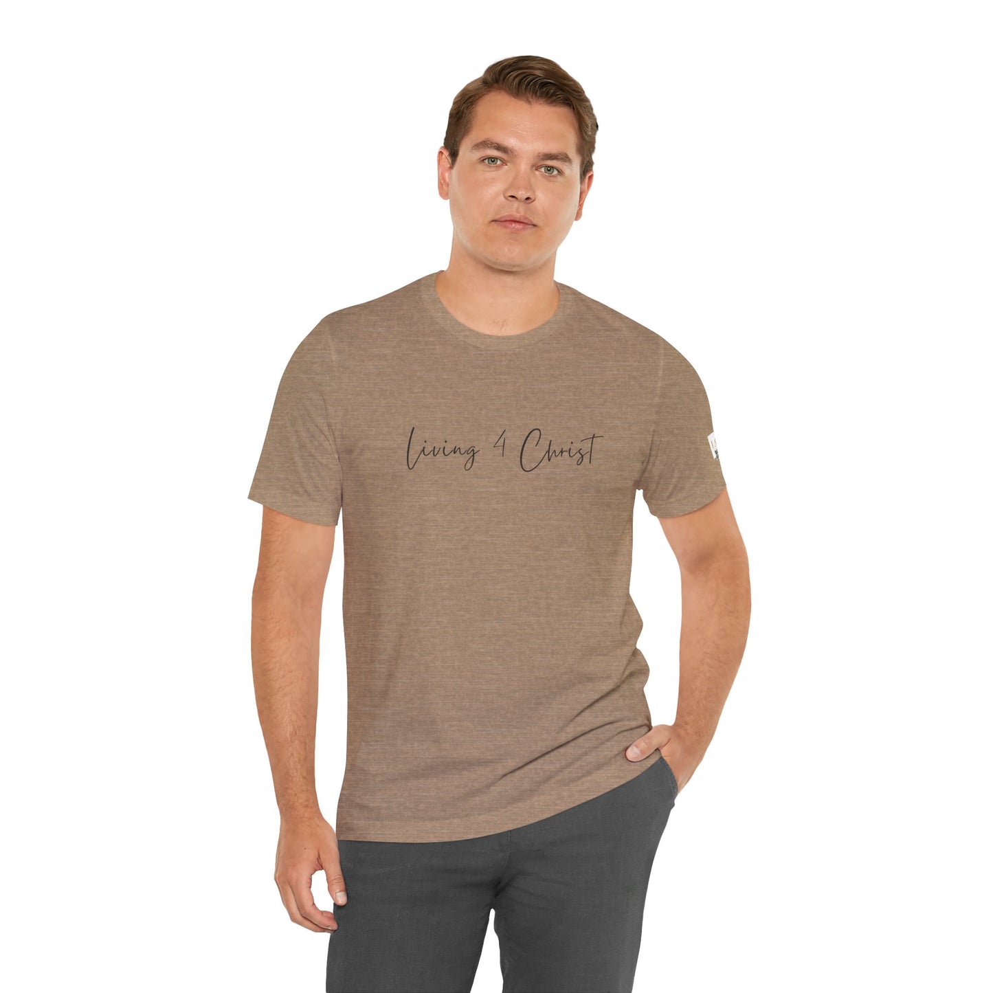 Living 4 Christ Unisex Short Sleeve Tee - Faith-Based Fashion for Everyday Wear