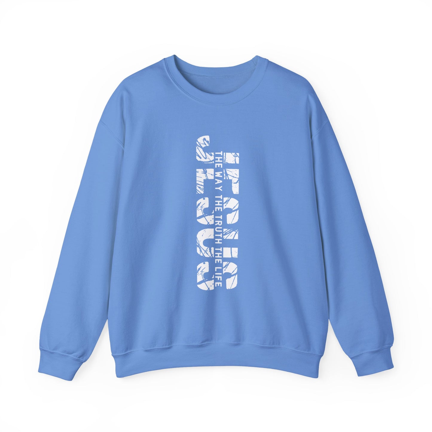 The Way, The Truth, The Life – Bold Faith Crewneck | Christian Apparel Inspired by John 14:6