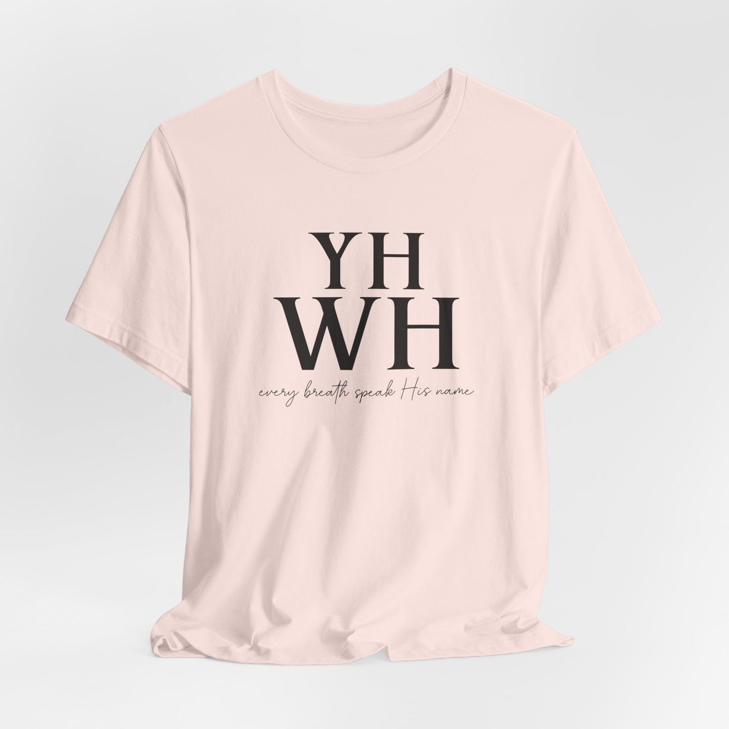 YHWH – Unisex Spiritual Tee Honoring the Name Above All Names | Faith-Inspired Everyday Wear