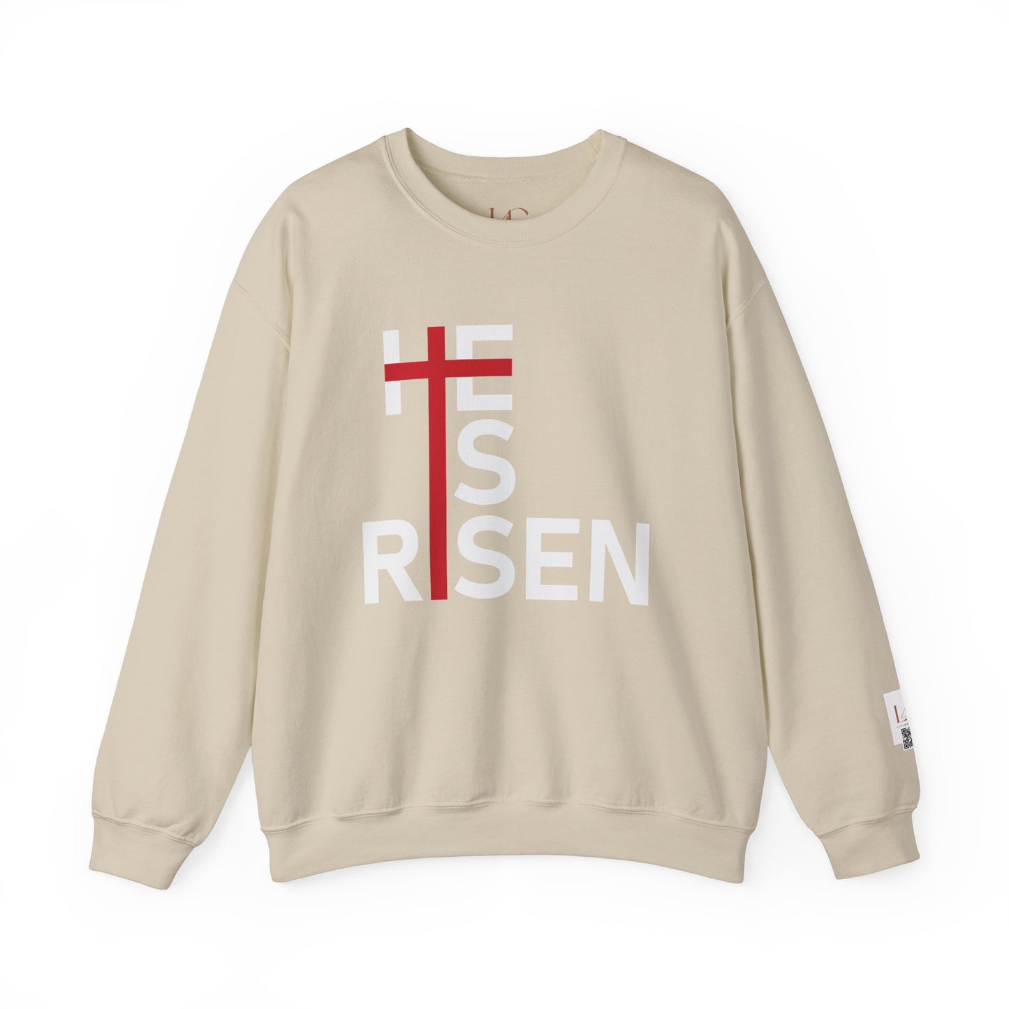 He is Risen Unisex Crewneck Sweatshirt - Perfect for Easter Celebrations